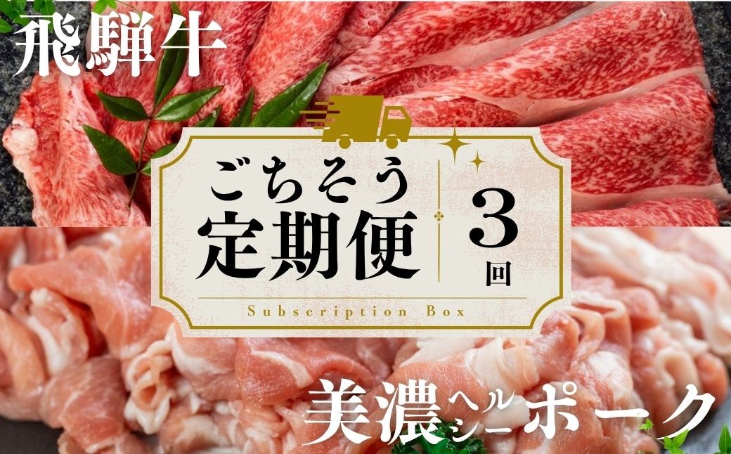 
                  【定期便】飛騨牛 ・ 豚 づくし 定期便 全3回 | 本巣市 トキノ屋 食品
                