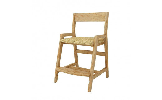 【開梱設置】高野木工 セレスト チェア ホワイトオーク 生地：CHART3モクランイエロー【10年保証】