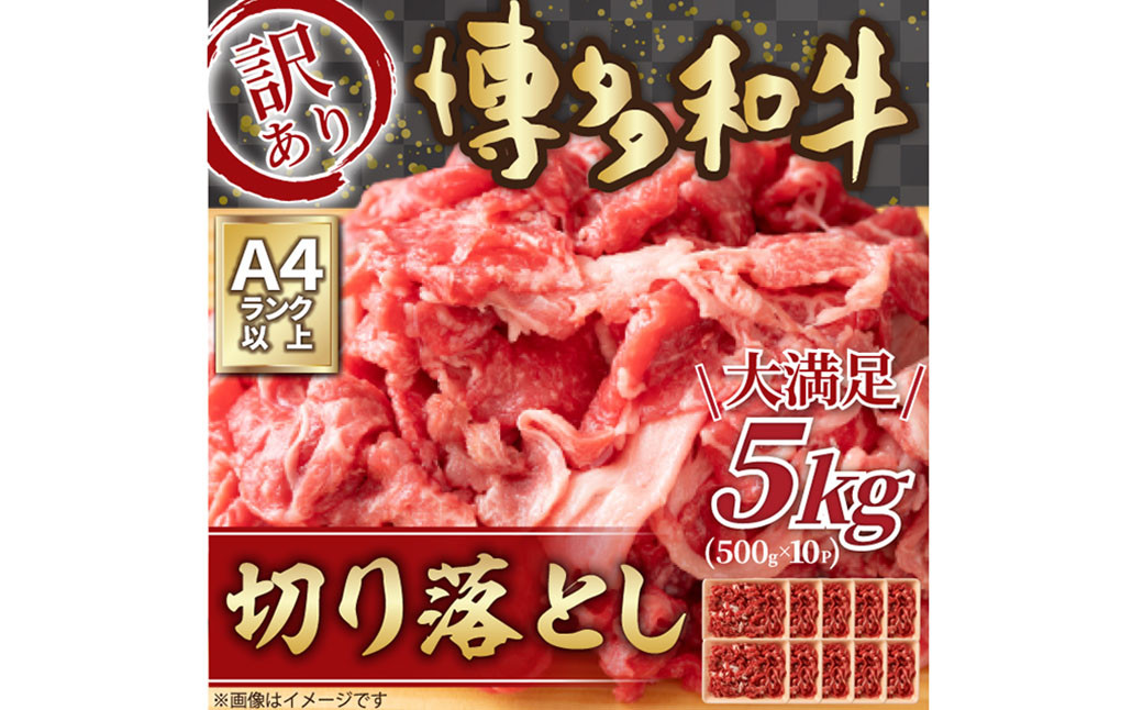 訳あり！博多和牛切り落とし（牛肩・バラ） 5kg