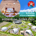 【ふるさと納税】 HOSHIFULL DOME FUJI　グランピング宿泊利用券（3,000円分） ふるさと納税 HOSHIFULL DOME FUJI グランピング 宿泊券 富士河口湖町 山梨県 FEA001