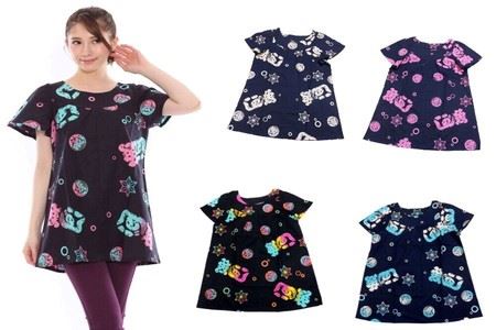 a25-011　魚河岸チュニック＆うちわセット