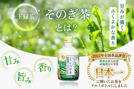 そのぎ茶 定期便 毎月 アルミボトル 290ml 24本 9回 総計216本