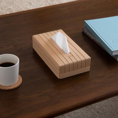 ふるさと納税 奥州市 心地よい暮らしをつくる ティッシュケース mini ベージュ バンドシー [AR093] |  | 02