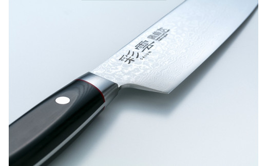 ダマスカス包丁 彩雲 2本セット（ペティナイフ120mm、三徳） 【最長1年を目安に配送】