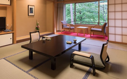 花巻温泉 佳松園 露天風呂付客室 ペア宿泊券　【1543】