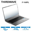 【ふるさと納税】ノートパソコン 14インチ モバイルノート サードウェーブ THIRDWAVE F-14RPL ドスパラノートパソコン　 Windows 11 インテル Core i5-1335U 64ビット 超軽量