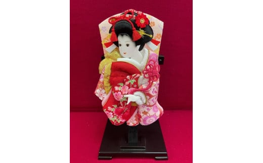 
AR001 押絵羽子板　女物10号(約30cm)　飾り台付
