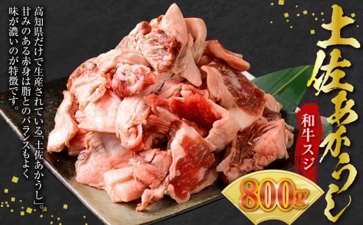 土佐あかうし和牛スジ 400g×2 計800g 牛肉 牛 肉 お肉 赤牛 あか牛 和牛 スジ ビーフ 赤身 国産 高知県 香美市