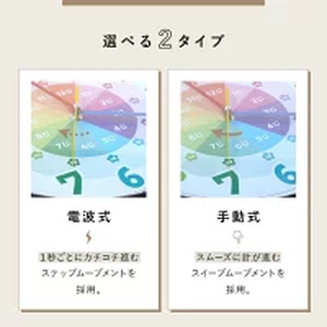 【ふるさと納税】壁掛け時計（知育時計：手動式）