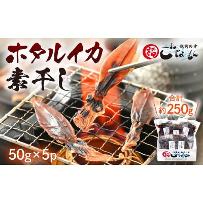 ふるさと納税 越前町 【のし付】ホタルイカ素干し　50g×5パック
