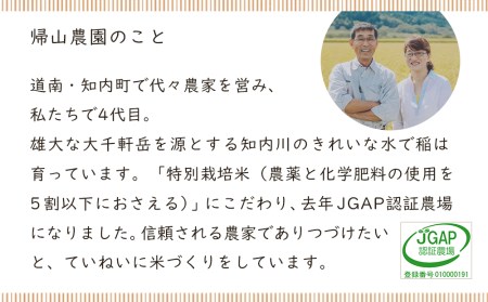 【新米発送】 「ゆめぴりか10kg」特別栽培米産地直送《帰山農園》