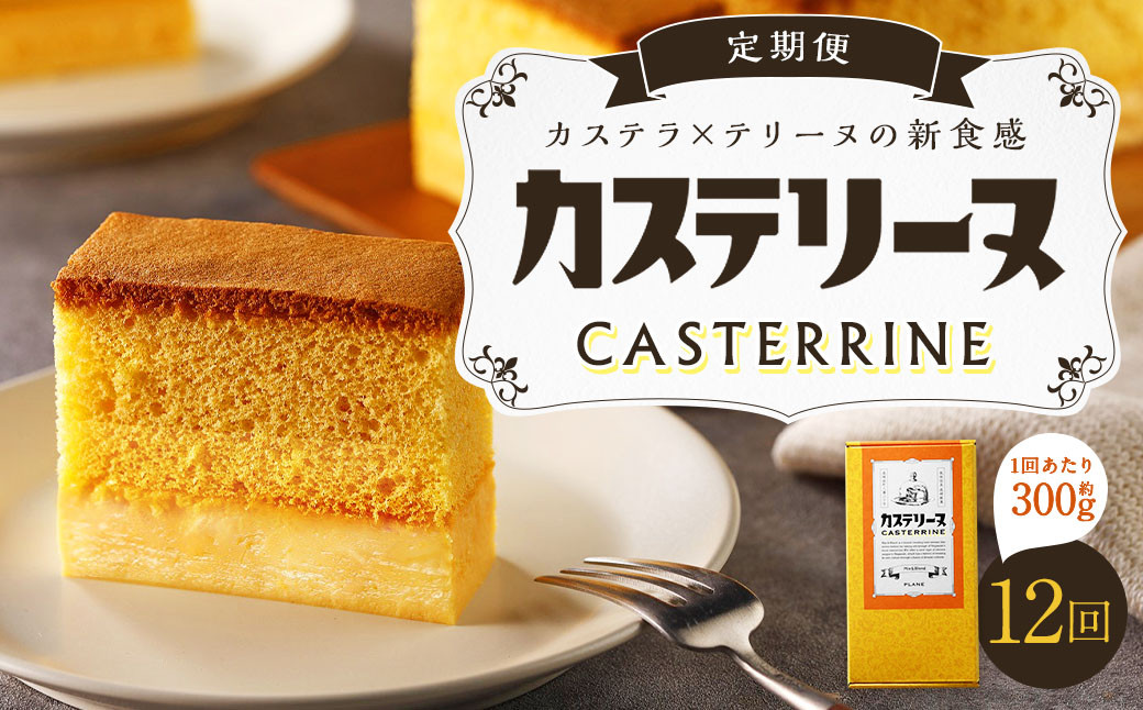 
                  【全12回定期便】長崎カステリーヌ 1本 ／ タナカヤ カステラ かすてら スイーツ デザート お菓子 菓子 長崎県 長崎市
                
