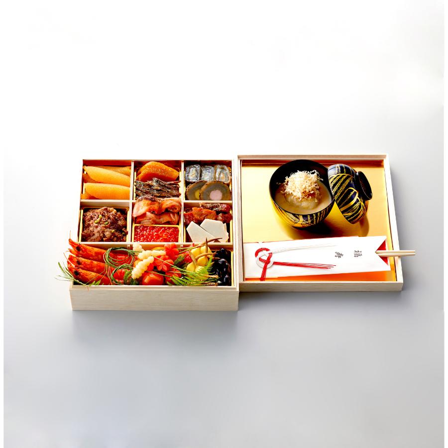 ＜祇園丸山＞特製一段おせち(京風白味噌雑煮付/冷蔵/3人前)【12月31日お届け】