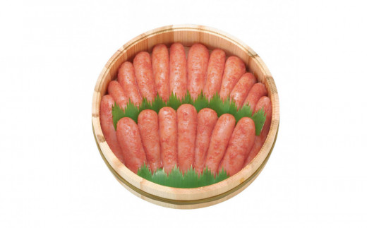 【博多かねひろ】辛うしてごめんたい・無着色(木樽入り)1,000g 辛子明太子