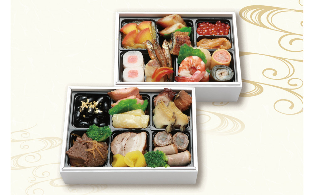 【灘たん熊北店】おせち和風二段(冷凍)12/30お届け