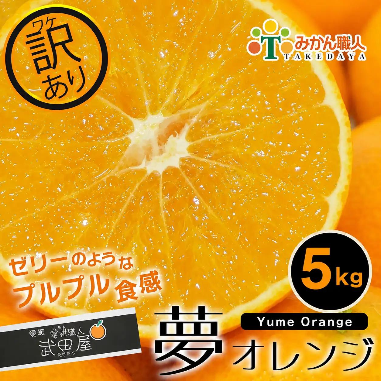 【紅まどんなと同品種】【訳あり】 夢おれんじ まどんな 5kg 武田屋