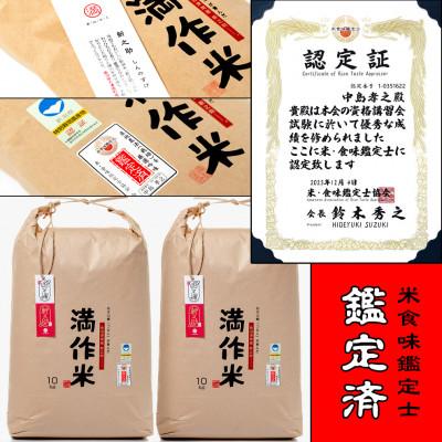 ふるさと納税 津南町 【毎月定期便】農家直送【特栽魚沼産新之助 精米 合計240kg】20kg(10kg×2袋 )全12回 |  | 01