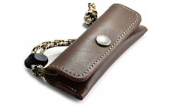 スティック型コインケース　ブラウン / ベージュ ファッション小物 財布 ファッション カバン バッグ