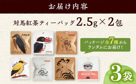 対馬紅茶2包入り 3個セット 《対馬市》 【つしま大石農園】 長崎 対馬 ティー お茶 飲料[WBE016]