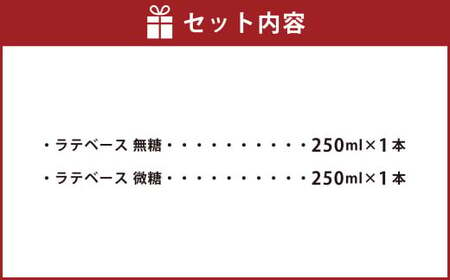 ラテベース ギフトセット 計2本