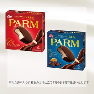 アイスクリーム PARM パルム チョコレート マルチ 6本入×1箱 チョコレート&チョコレート 6本入×1箱 12本 アイスバー バニラアイス チョコレートアイス バニラ アイス セット お歳暮 贈