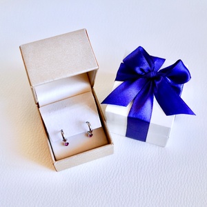 Pt900 プラチナ 2WAY ピアス 地金 ロードライトガーネット フープピアス(直径10mm) 保証書付 SMK-5249 SWAD098-rgnt