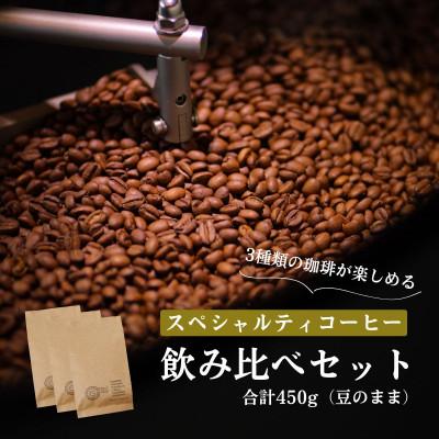 ふるさと納税 豊川市 スペシャルティコーヒー コーヒー豆 3種類セット　合計450g(豆のまま)