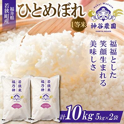 ふるさと納税 若狭町 【令和8年産先行受付】福井県若狭町ひとめぼれ(1等米)　10kg(5kg×2袋)