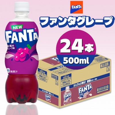
                  ファンタグレープ 500mlPET×24本【1456809】
                