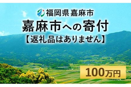 【ふるさと納税】嘉麻市への寄付 100万円（返礼品はありません）