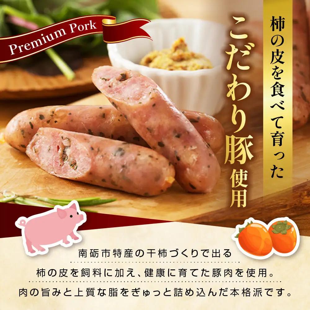 なんと贈り物セットA ソーセージ100ｇ×5種類《南砺の逸品》