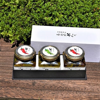 【京野菜パスタソース】万願寺とうがらしのぺぺろんちーの115g×2個　じぇのべーぜ110g×1個【1114926】