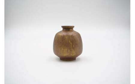 【高岡銅器】花みつぼ 斑紋荒らし色  FAD-1302