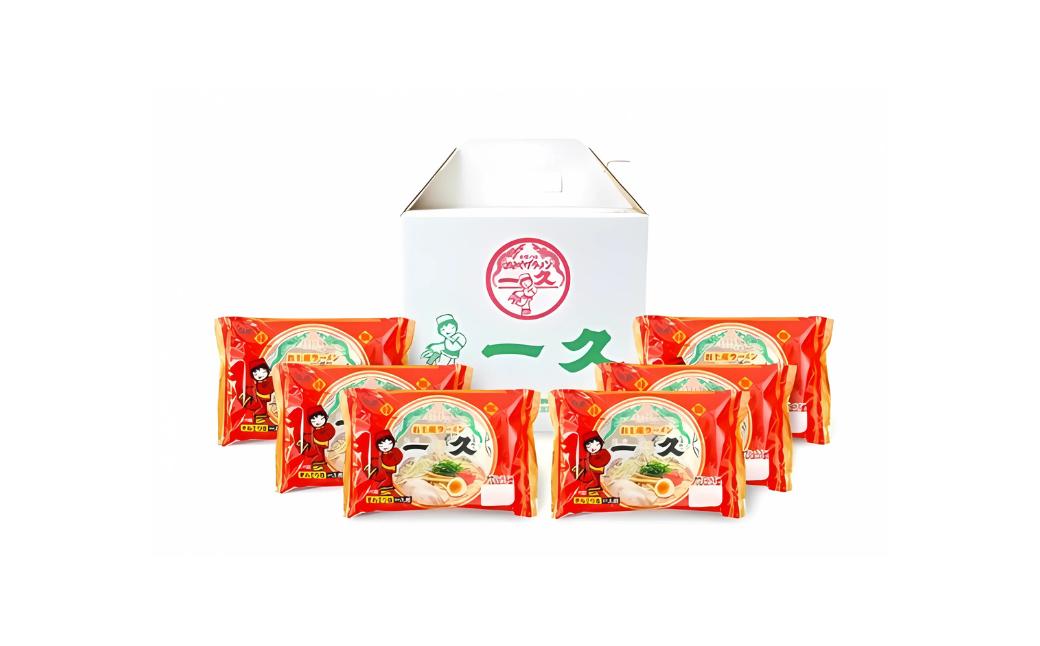 濃厚とんこつ一久ラーメン 6食入 | ラーメン ラーメンセット 生麺 お土産ラーメン 一久 スープ メンマ チャーシュー 2種類 濃さ スープ コッテリ 味 麺 生麺 ストレート 濃厚 とんこつ ラー