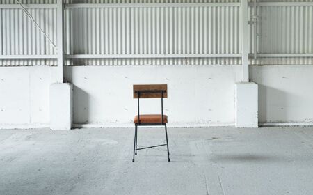 SK CHAIR -本革- ブラウン 椅子