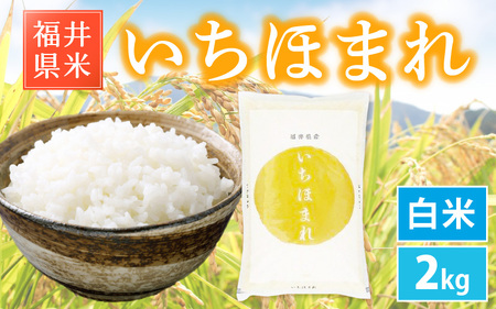 【先行予約】 【新米】 令和7年産「福井県ブランド米」 特A通算6回獲得！【お試し米】お米 いちほまれ 2kg 福井県産【白米】 【2025年11月より順次発送】【お米 2キロ 精米 人気品種】 [e30-a098]