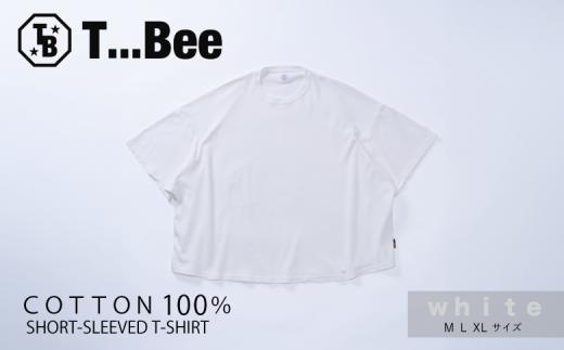 橘織物　T...Bee　半袖 Tee White （009_5227）