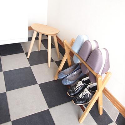 ふるさと納税 旭川市 旭川家具　cosine　スリッパ&シューラック_00330 |  | 02