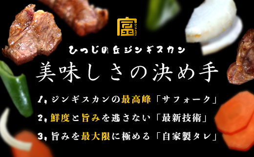 【2026年5月中旬発送】ジンギスカン3種堪能セット