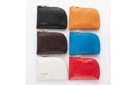 Ｌ字ファスナーミニウォレット（大）キャメル 073N-002-CAMEL