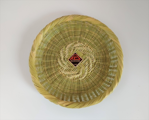 富士北麓”勝山”スズ竹細工「小皿」1枚 山梨県伝統工芸品