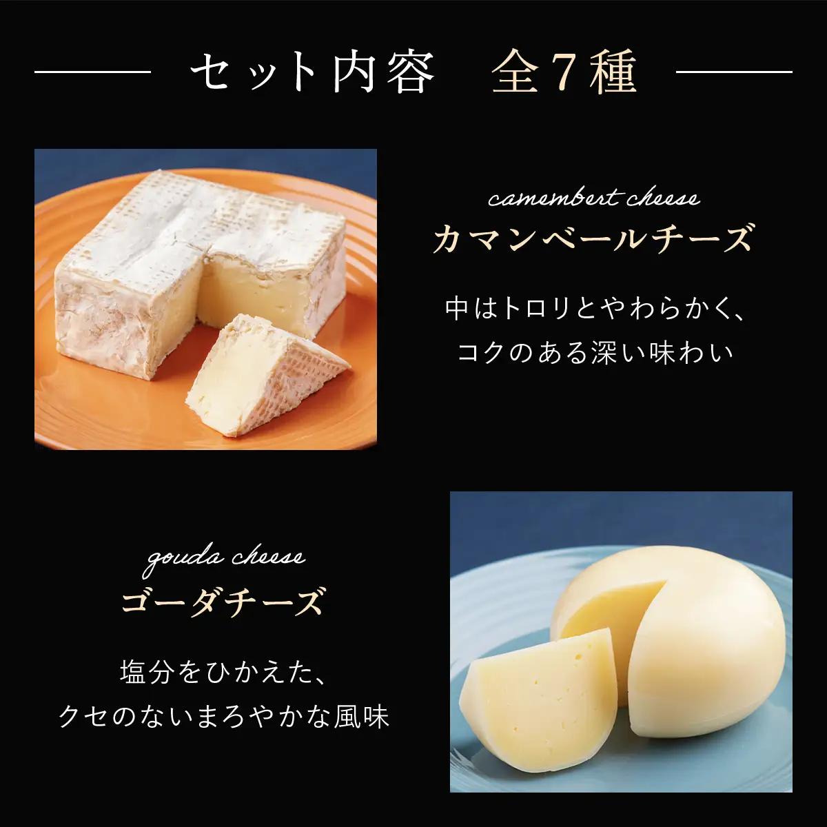ひがしもこと乳酪館 チーズ詰め合わせセット 7種（※旧チーズオールスターズ） OSA007 | チーズ