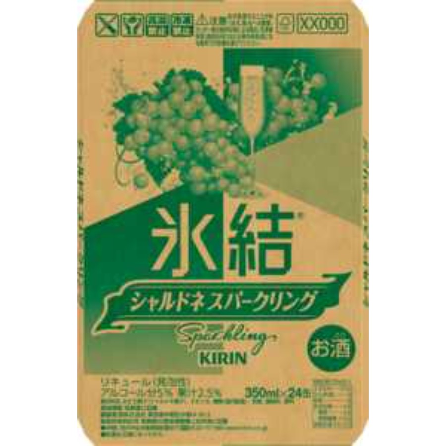 ＜キリンビール＞キリン 氷結(R) シャルドネスパークリング 350ml 缶（お酒）×24本