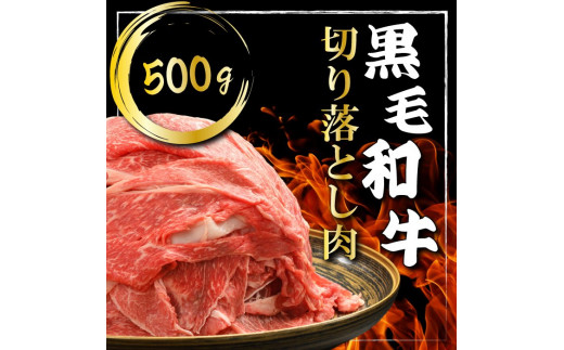 （K40-001）【やまなか家】黒毛和牛切り落とし 500g ／ 牛肉 和牛切落し 牛うし和牛 500 グラム 家庭用 自家用 ご褒美 肉 贈り物 プレゼント お取り寄せ おすすめ おススメ
