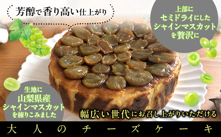 シャインマスカットバスクチーズケーキ DSX008
