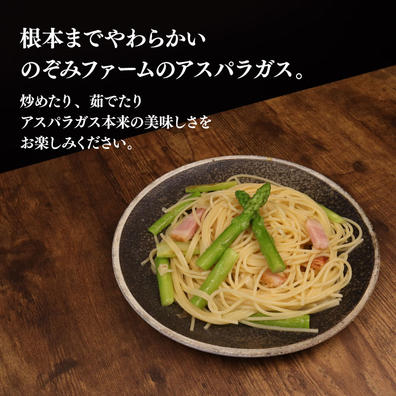 【R8年産先行予約】アスパラガス  1kg  約 40本 野菜 旬 野菜 期間限定 数量限定 甘い 太い 柔らかい 特産品 nozofarm001_01