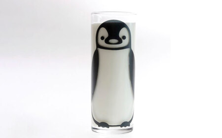 アニマルグラス（260ml）ペアセット『ペンギン』　多治見市 / 丸モ高木陶器 グラス セット ペア[TBA276]