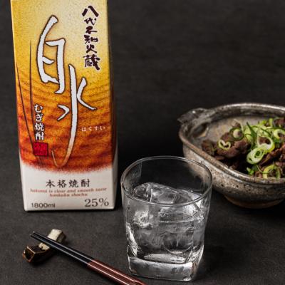ふるさと納税 八代市 八代不知火蔵 白水 麦焼酎 1.8L 12本 25度 紙パック 麦 むぎ焼酎_040-5927-A |  | 03