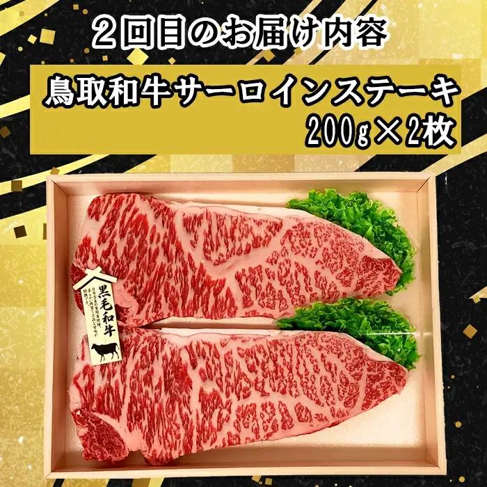 【3回定期便】鳥取和牛 焼肉コース【やきにく 焼き肉 焼肉 モモ サーロイン ステーキ バラ 肩ロース 定期 3回 頒布会 コース ご自宅用 お取り寄せ グルメ プレゼント 冷凍】