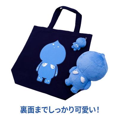 ふるさと納税 美郷町 美郷のミズモ トートバッグ(紺)・ぬいぐるみ・ストラップセット|01_amd-744301 |  | 01